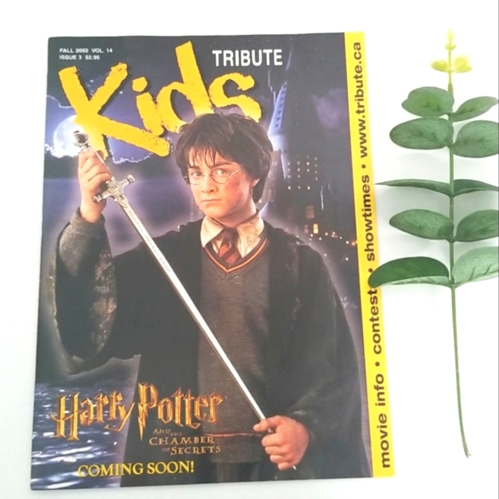 📚 Vintage Kids Tribute Magazine Harry Potter and the Chamber of Secrets 📚 Y2K